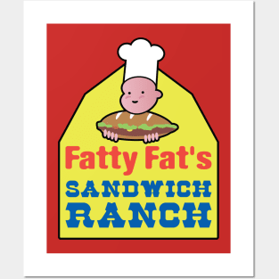 30 Rock Fatty Fat's Sandwich Ranch Posters and Art